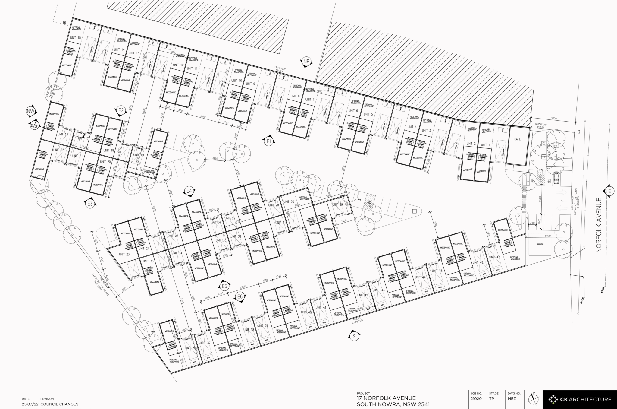 Site Plan with Mezzanine